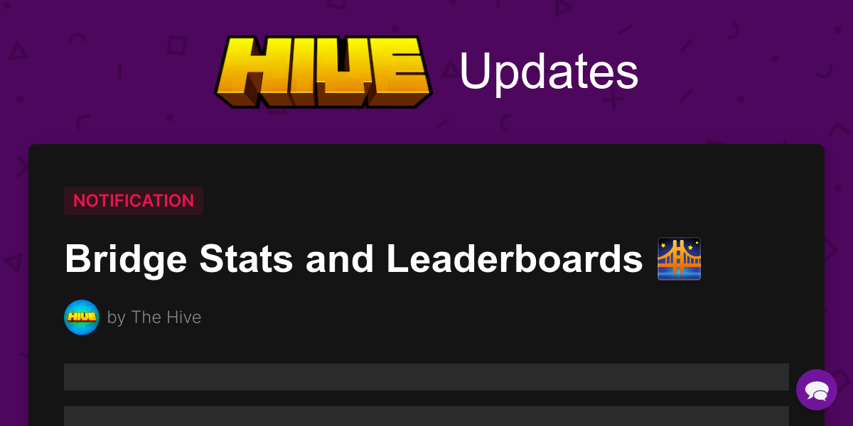 In-Game Monthly Leaderboards - The Hive - Updates